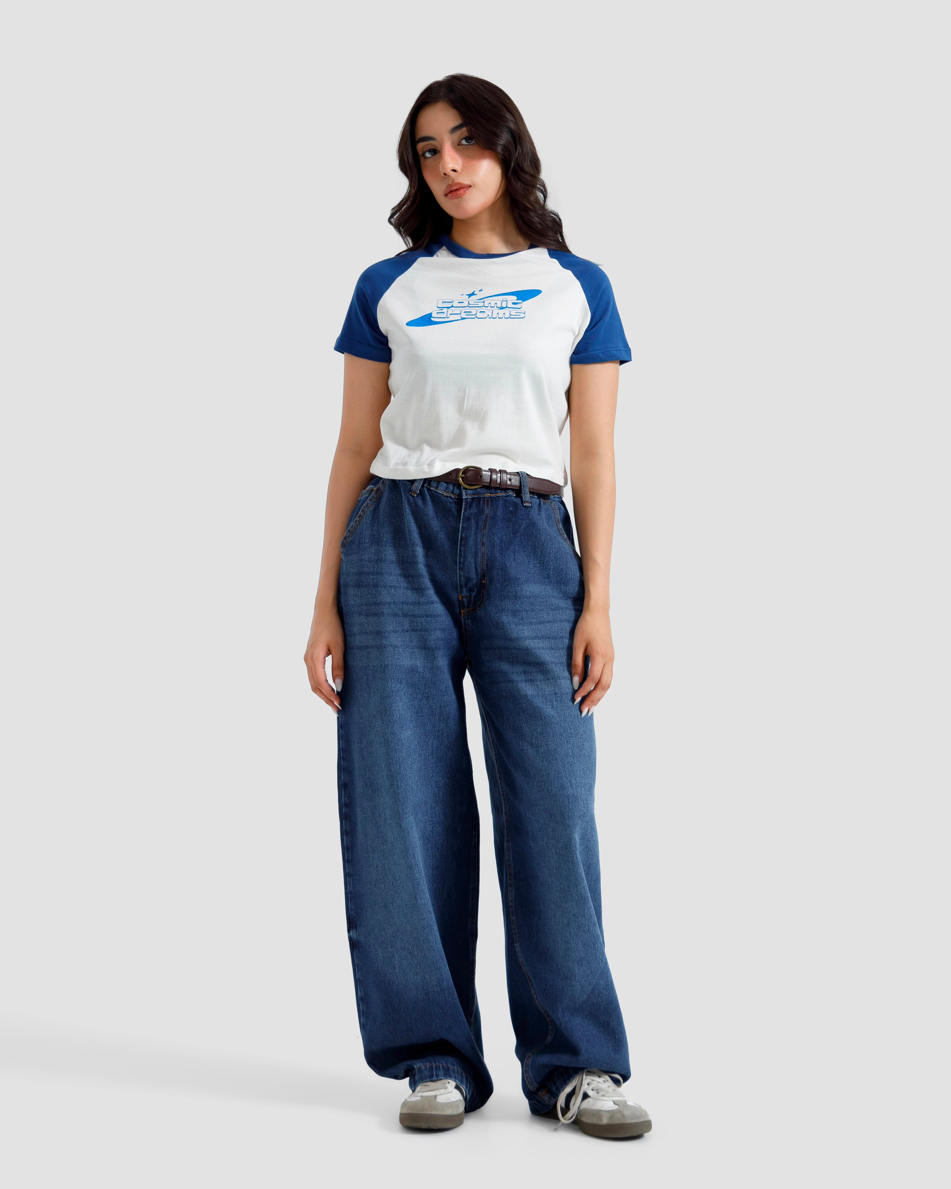 Cosmic Dream Raglan Baby Tee