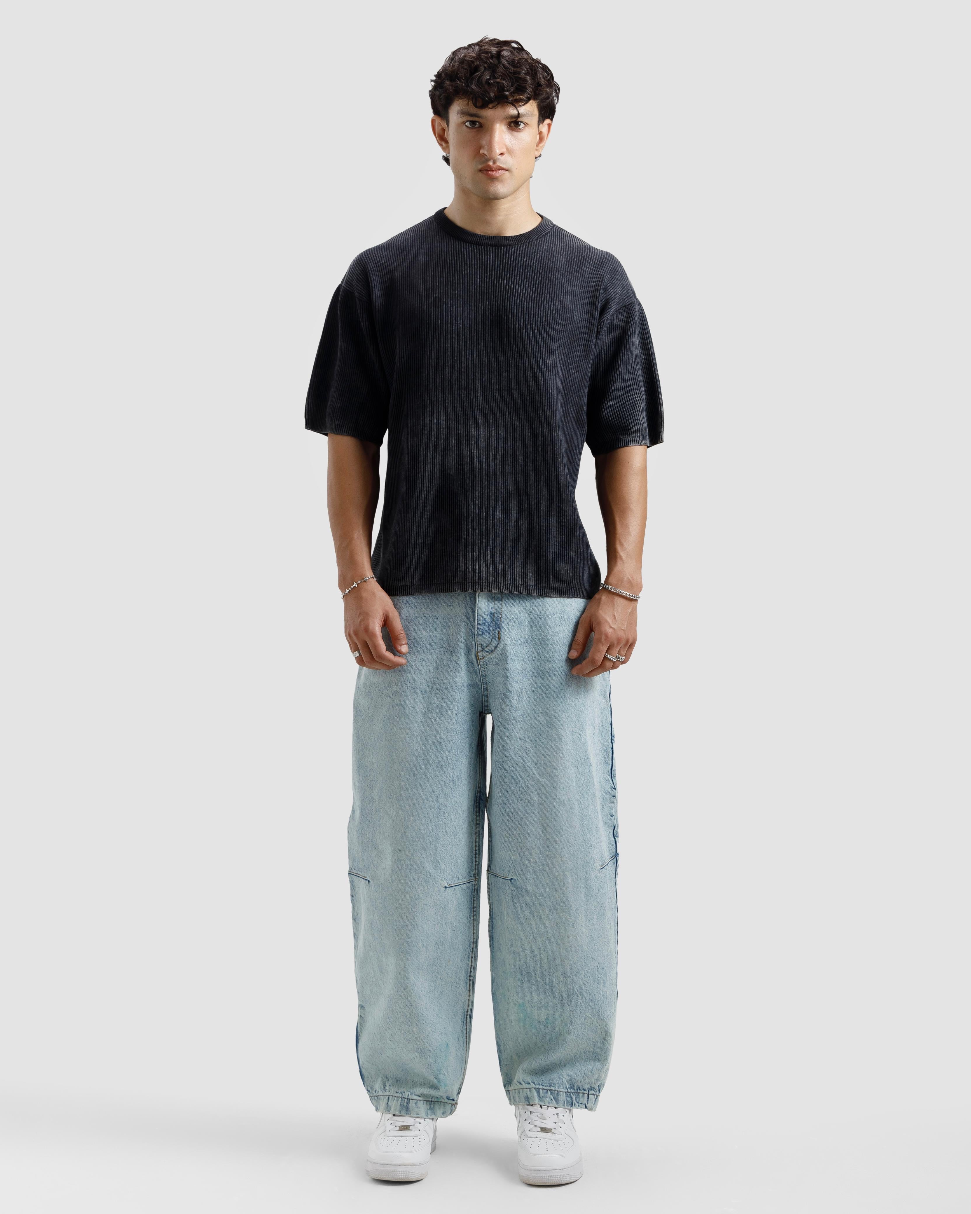 Washed Knit Basic Essential