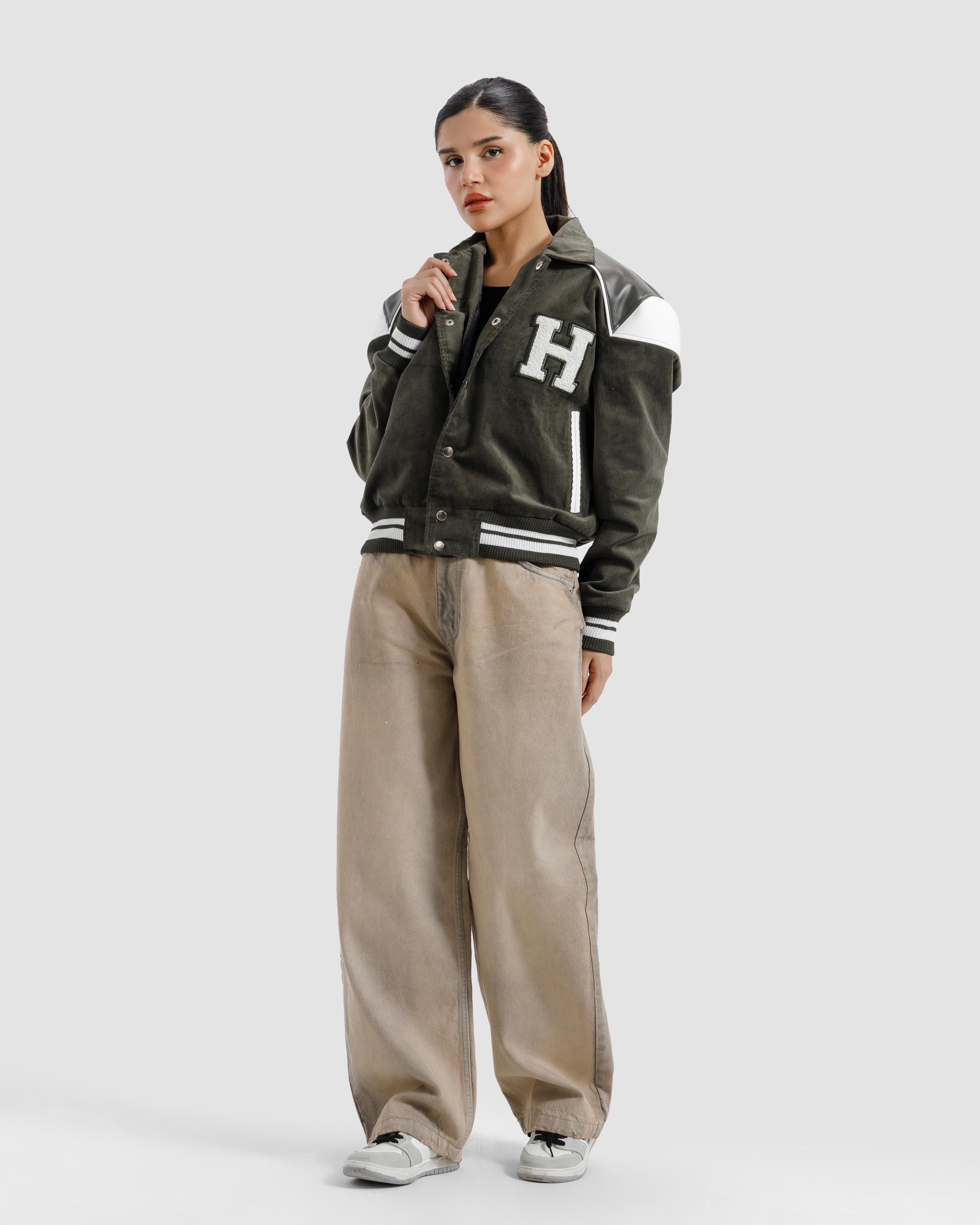 Corduroy Varsity Jacket