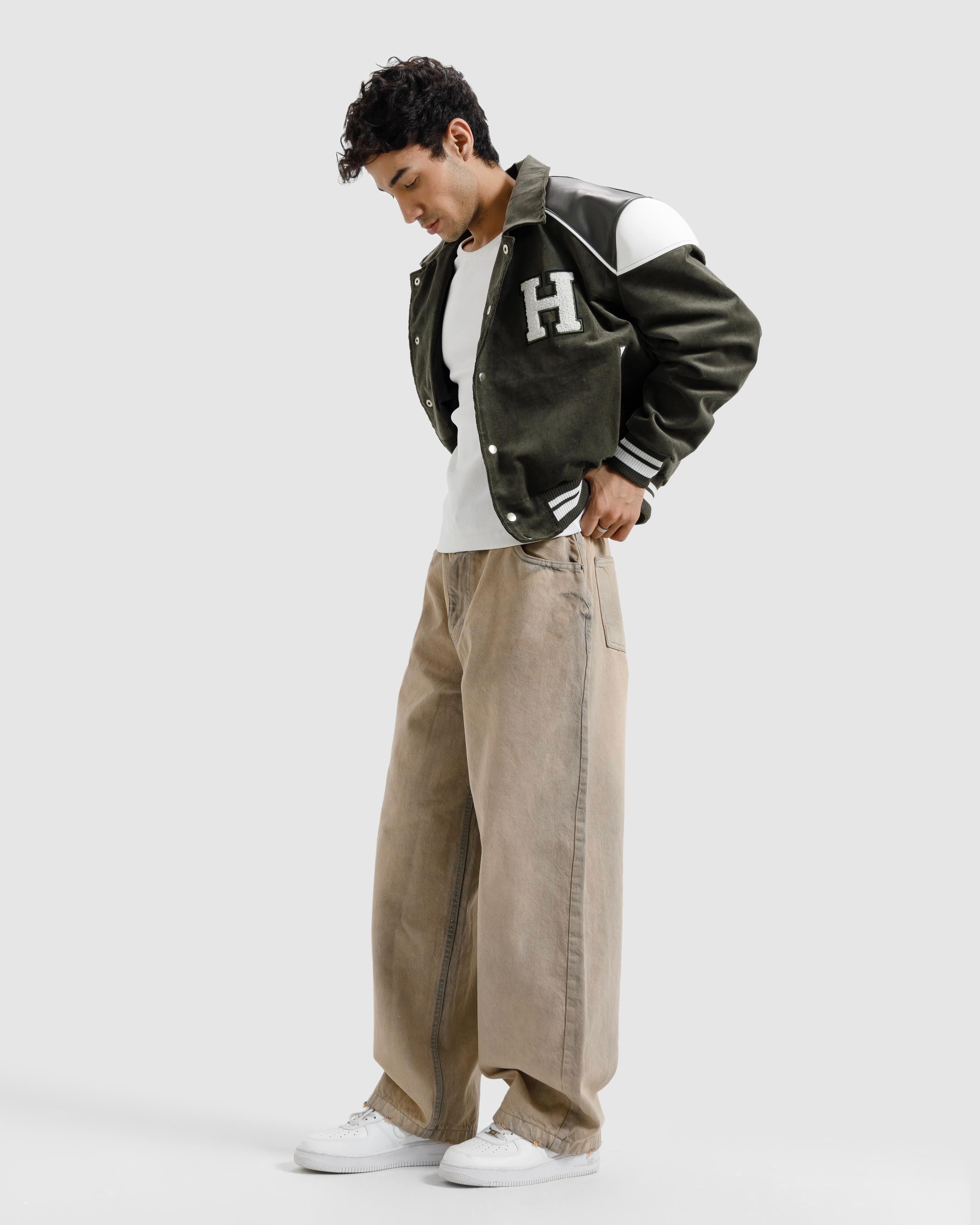 Corduroy Varsity Jacket