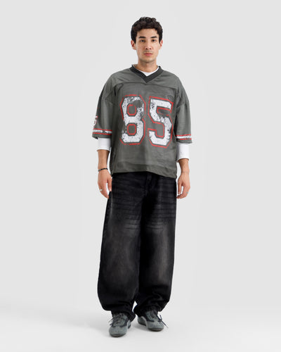 85 Varsity Print Mesh Tshirt