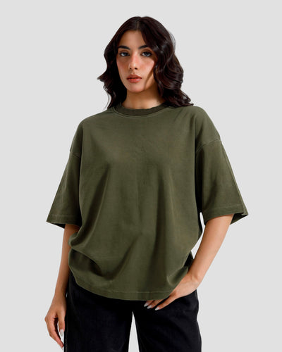 Washed Interlock Essential Tshirt