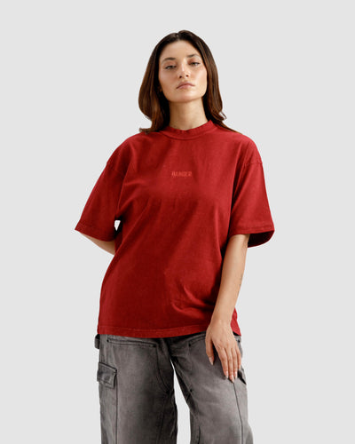 Washed Maroon Essential Tshirt
