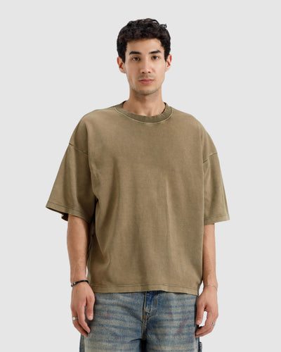 Washed Interlock Essential Tshirt