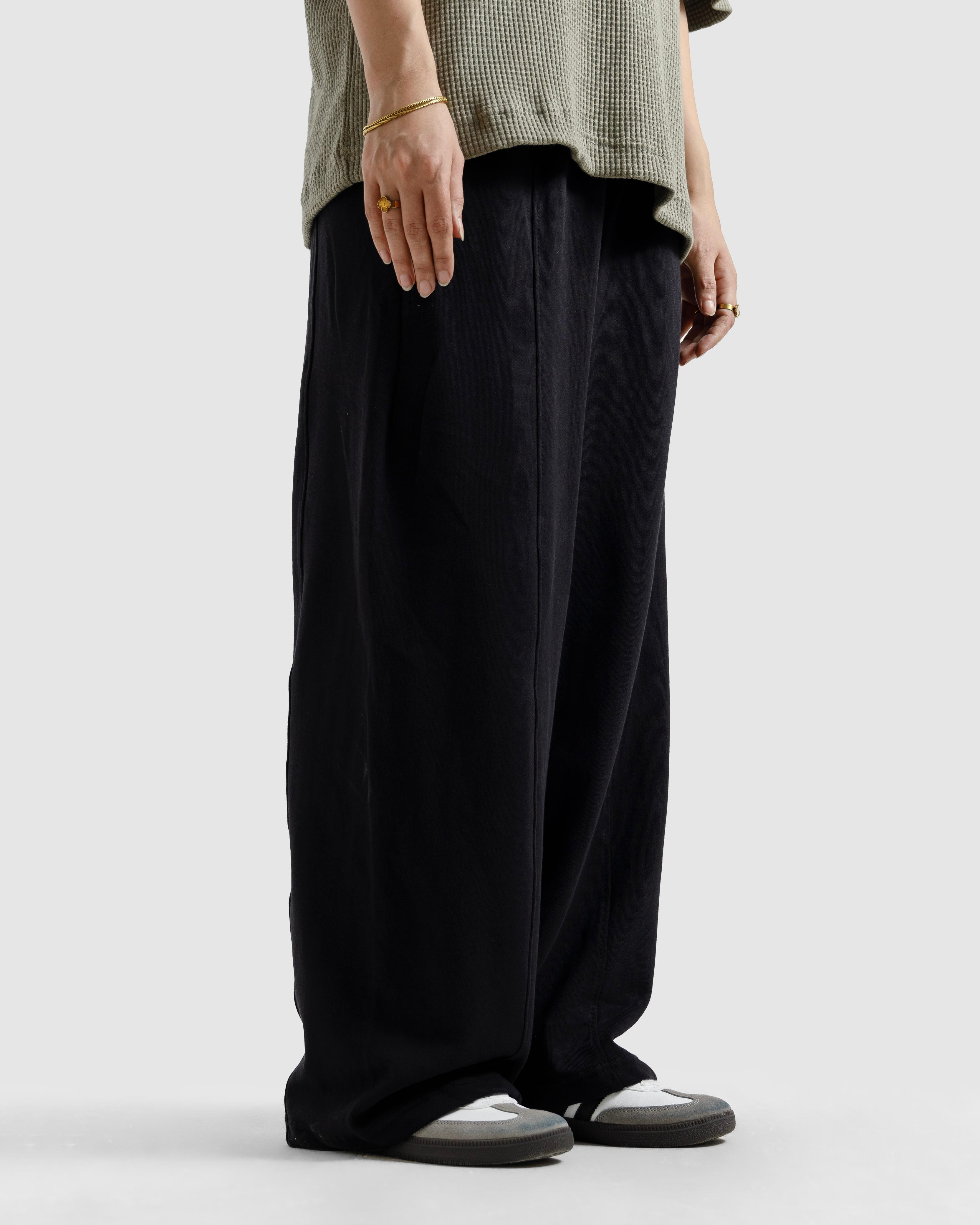 Straight-Leg Baggy Trousers
