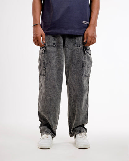 Vintage Washed Cargo Pants