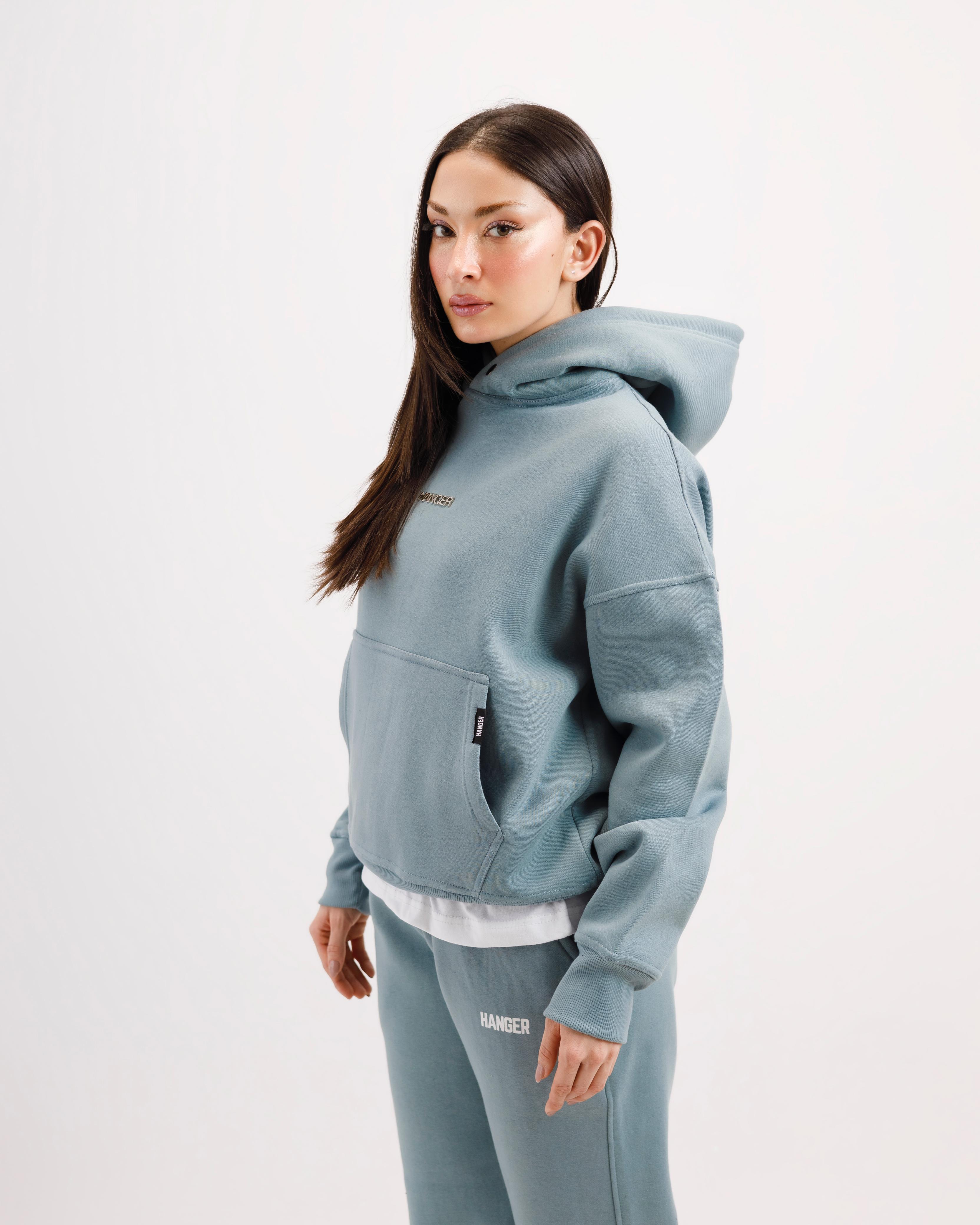 Cyan Essential Hoodie