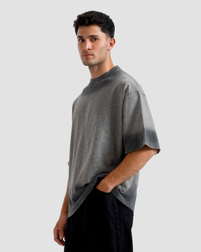 Slub Textured Washed T-Shirt