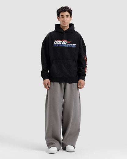 Washed Reverse Detail Hngr Studios Hoodie