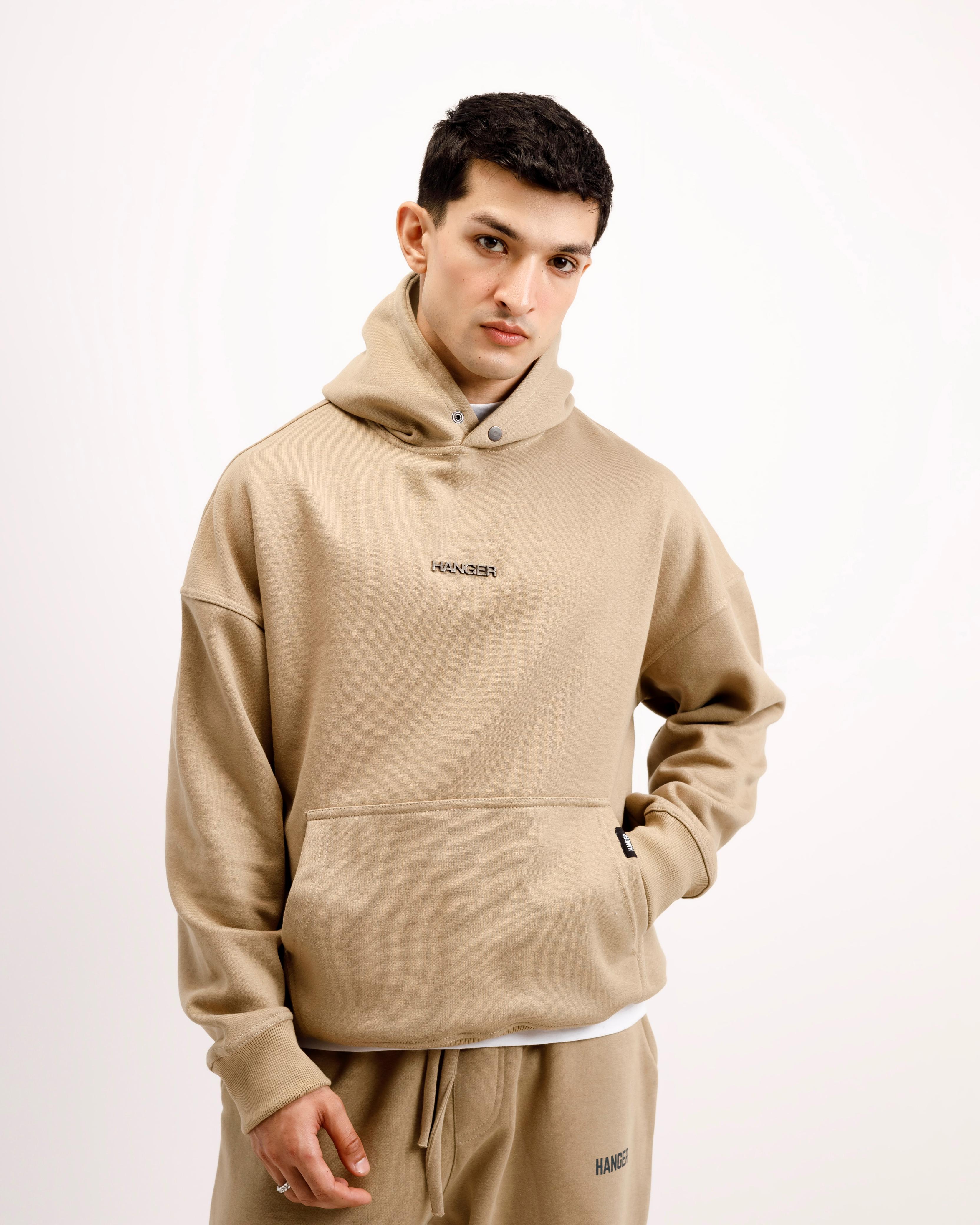 Sand Beige Essential Hoodie