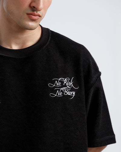 Reverse Detail No Risk No Story Tshirt