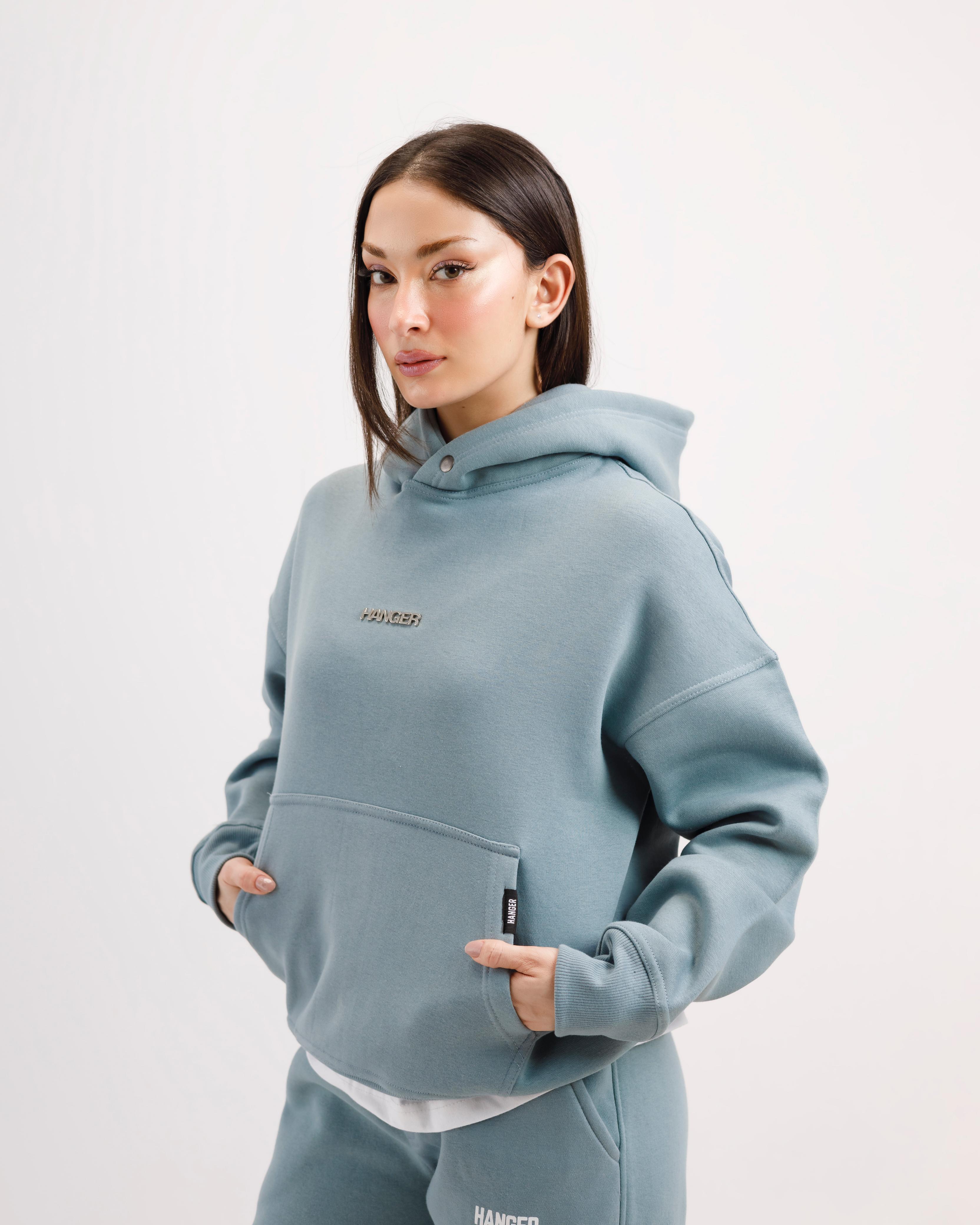 Cyan Essential Hoodie