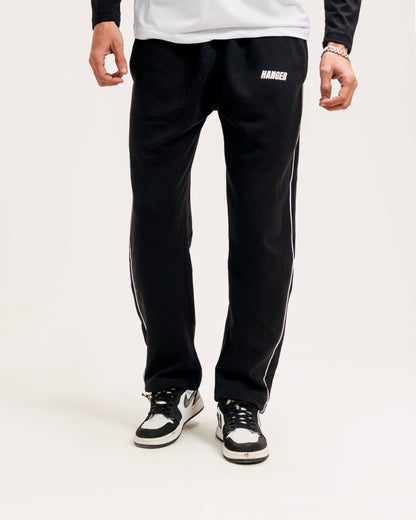 Black Piping Trousers