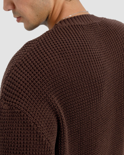 Relaxed Fit Textured Knit Tshirt