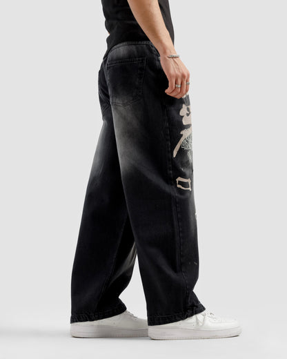 Graffiti Baggy Jeans
