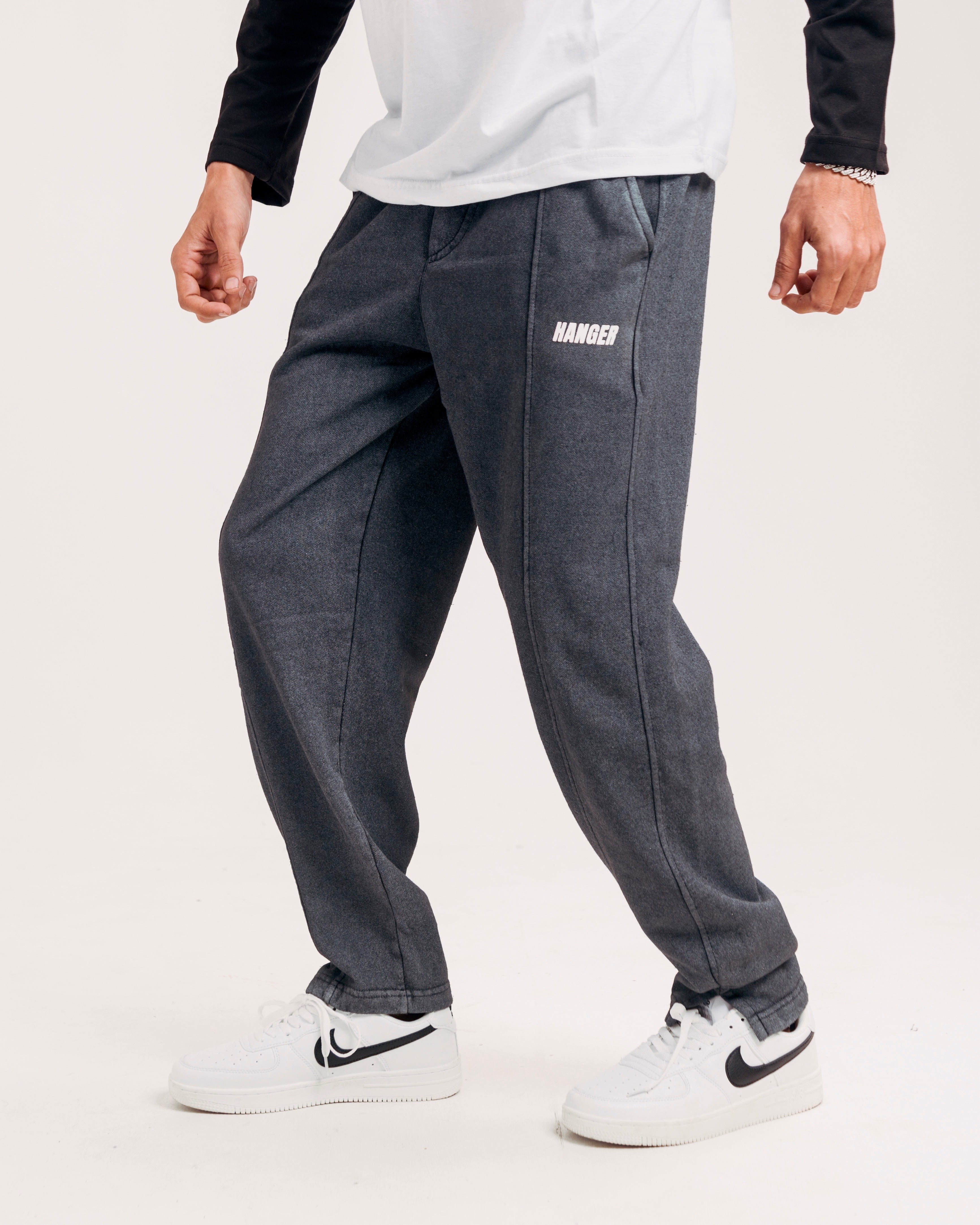 Washed Pleated Trouser