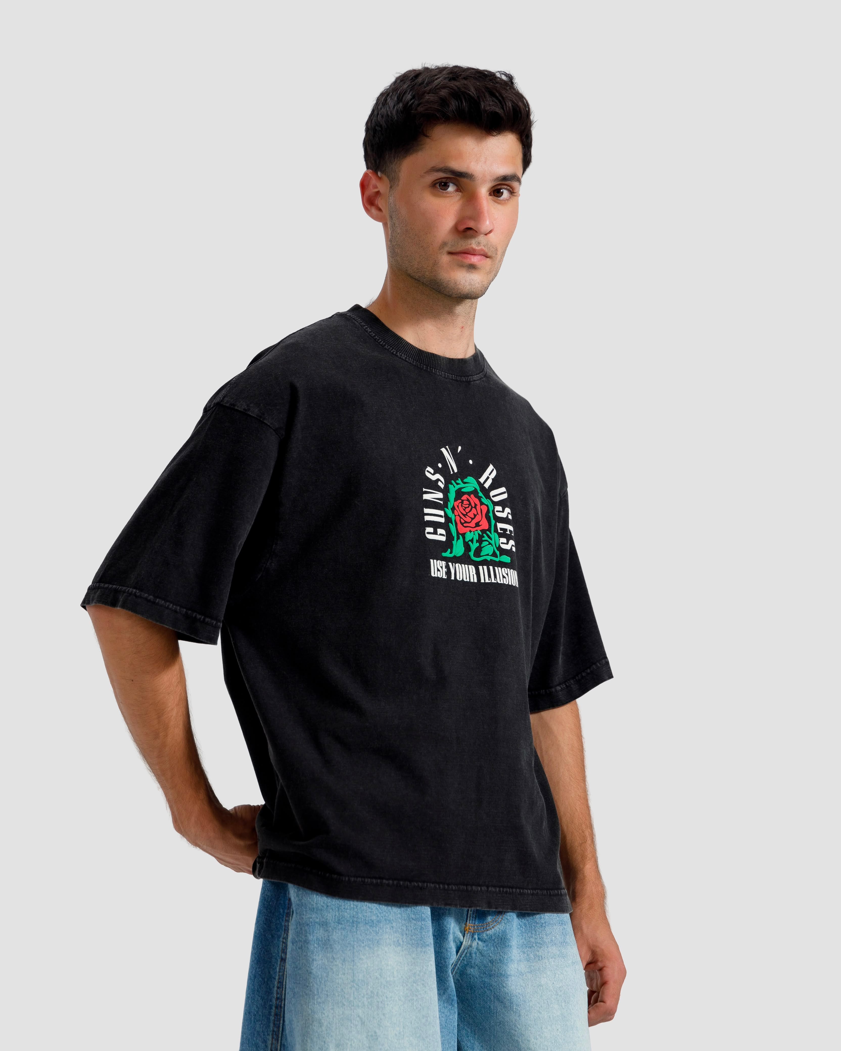 Washed Guns & Roses Tshirt