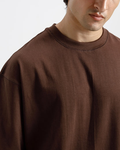 Boxy Seam Detail Basic Essential