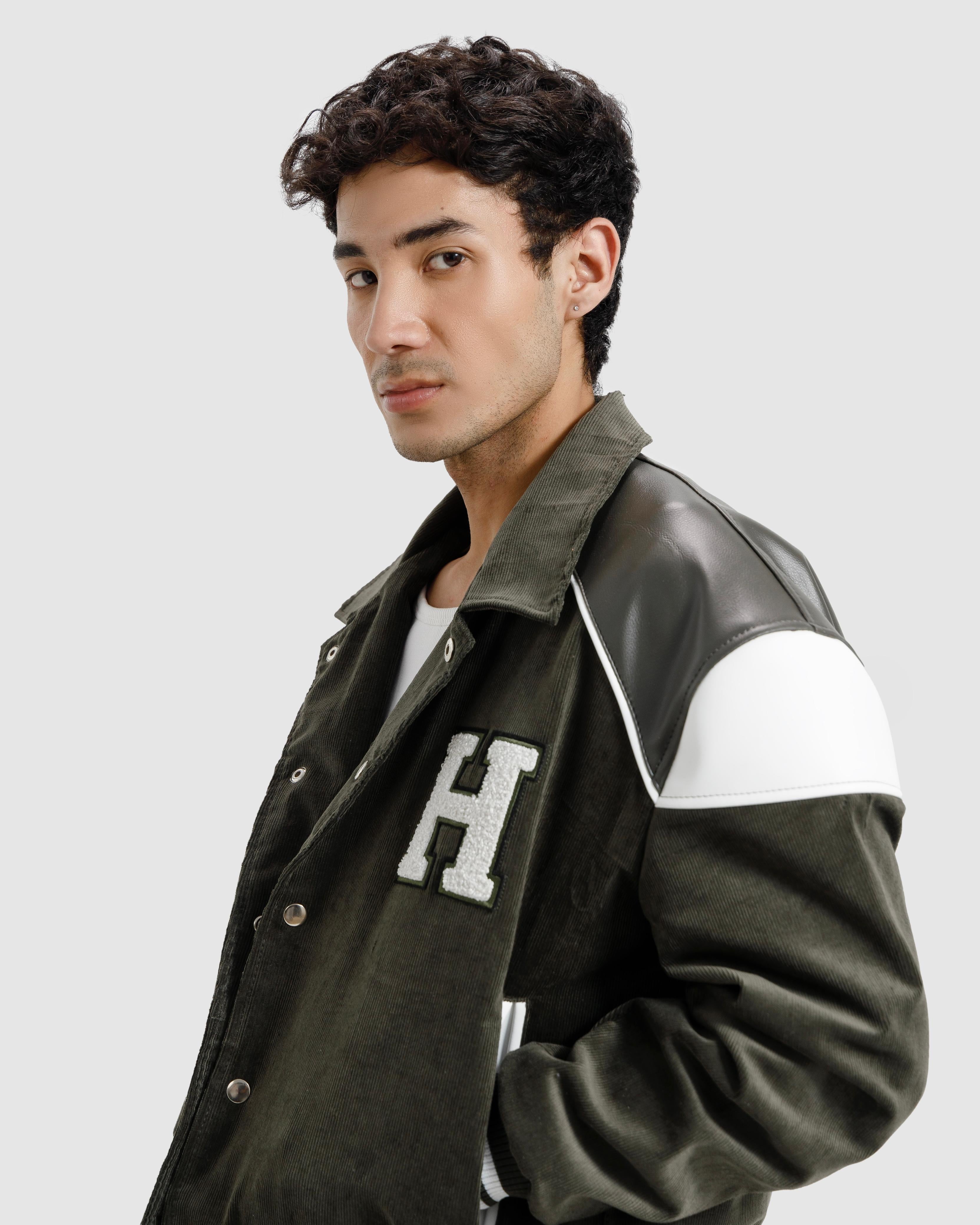 Corduroy Varsity Jacket