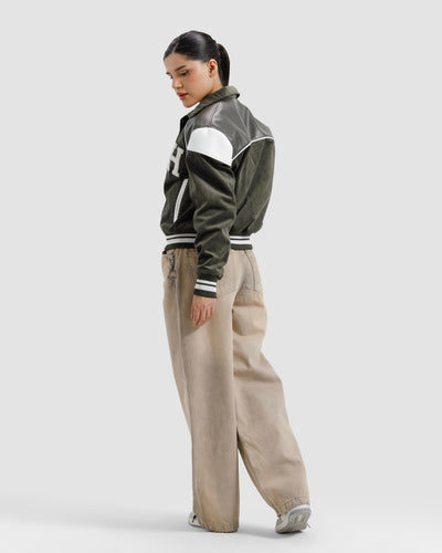 Corduroy Varsity Jacket