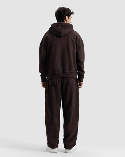 Washed Zipper Hoodie