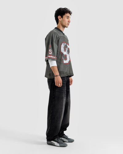 85 Varsity Print Mesh Tshirt