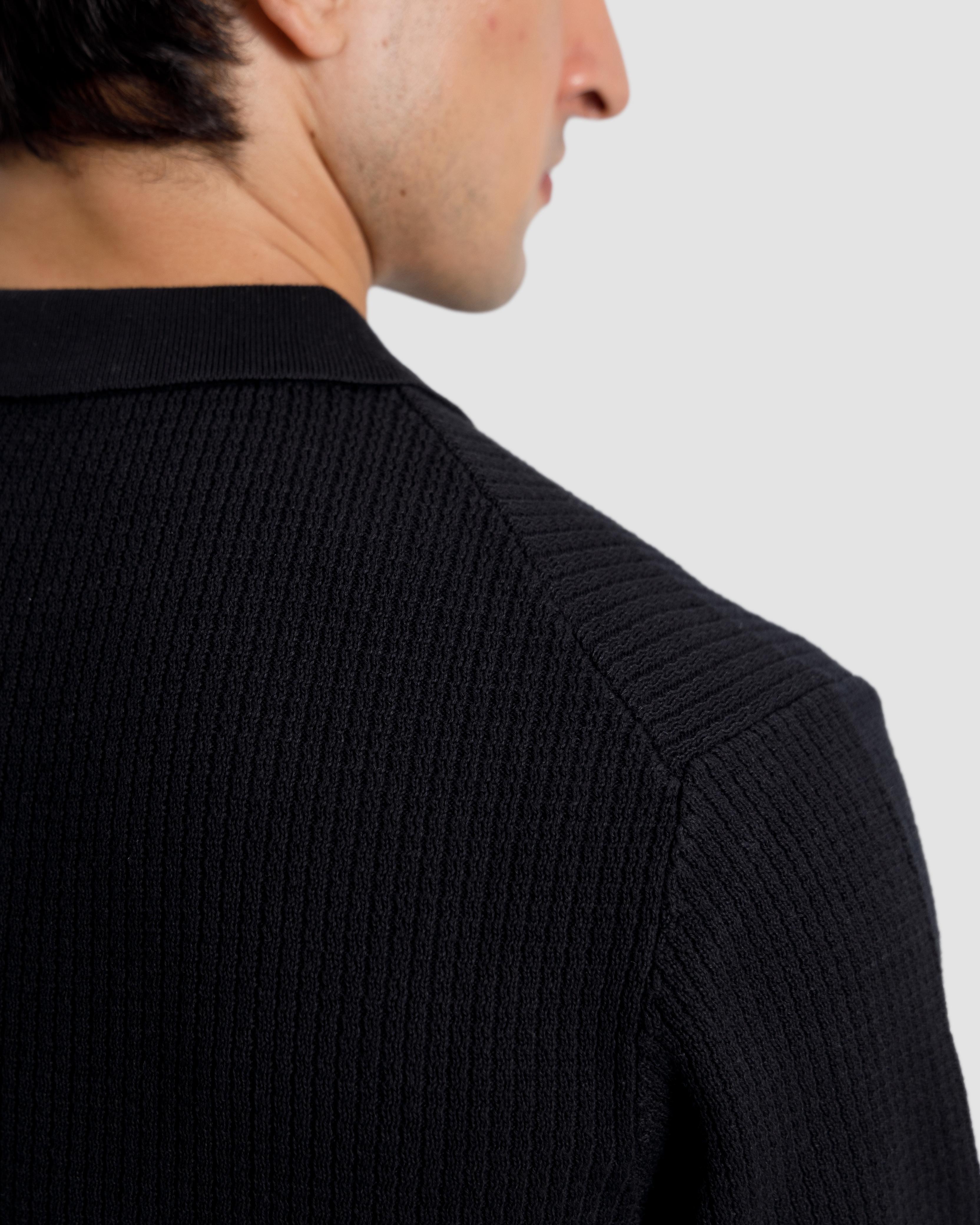 Textured Knit Polo