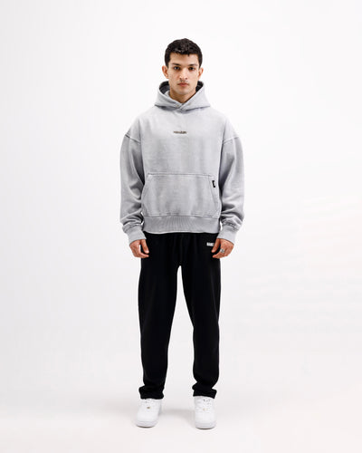 Washed Grey Essential Hoodie