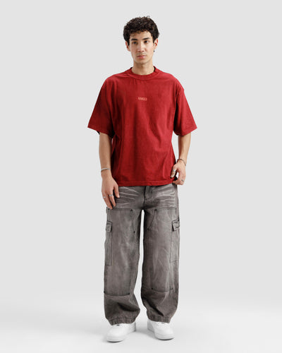 Washed Maroon Essential Tshirt