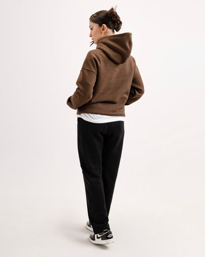 Brown Essential Hoodie