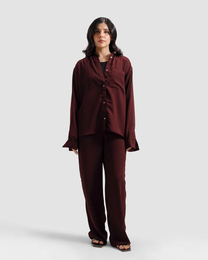 Creased Effect Co-Ord Set