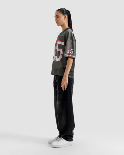 85 Varsity Print Mesh Tshirt