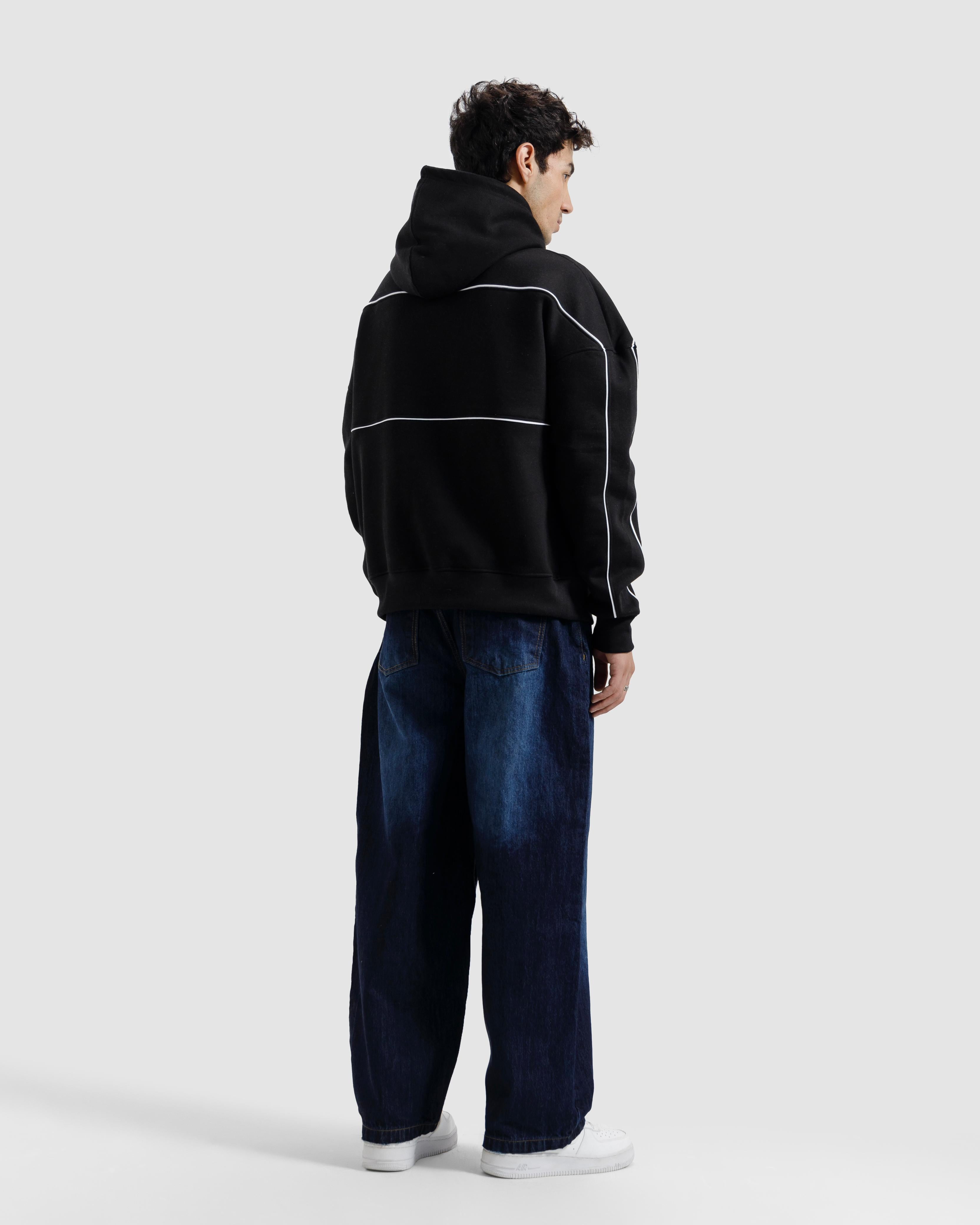 Pipping Detail Hoodie