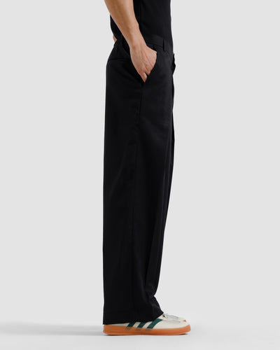 Tailored Pinstriped Pleated Pants