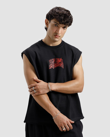 Sleeveless Take Risk And Chase Tshirt