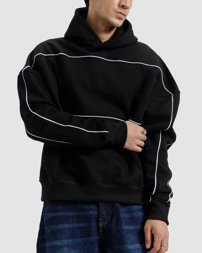Pipping Detail Hoodie
