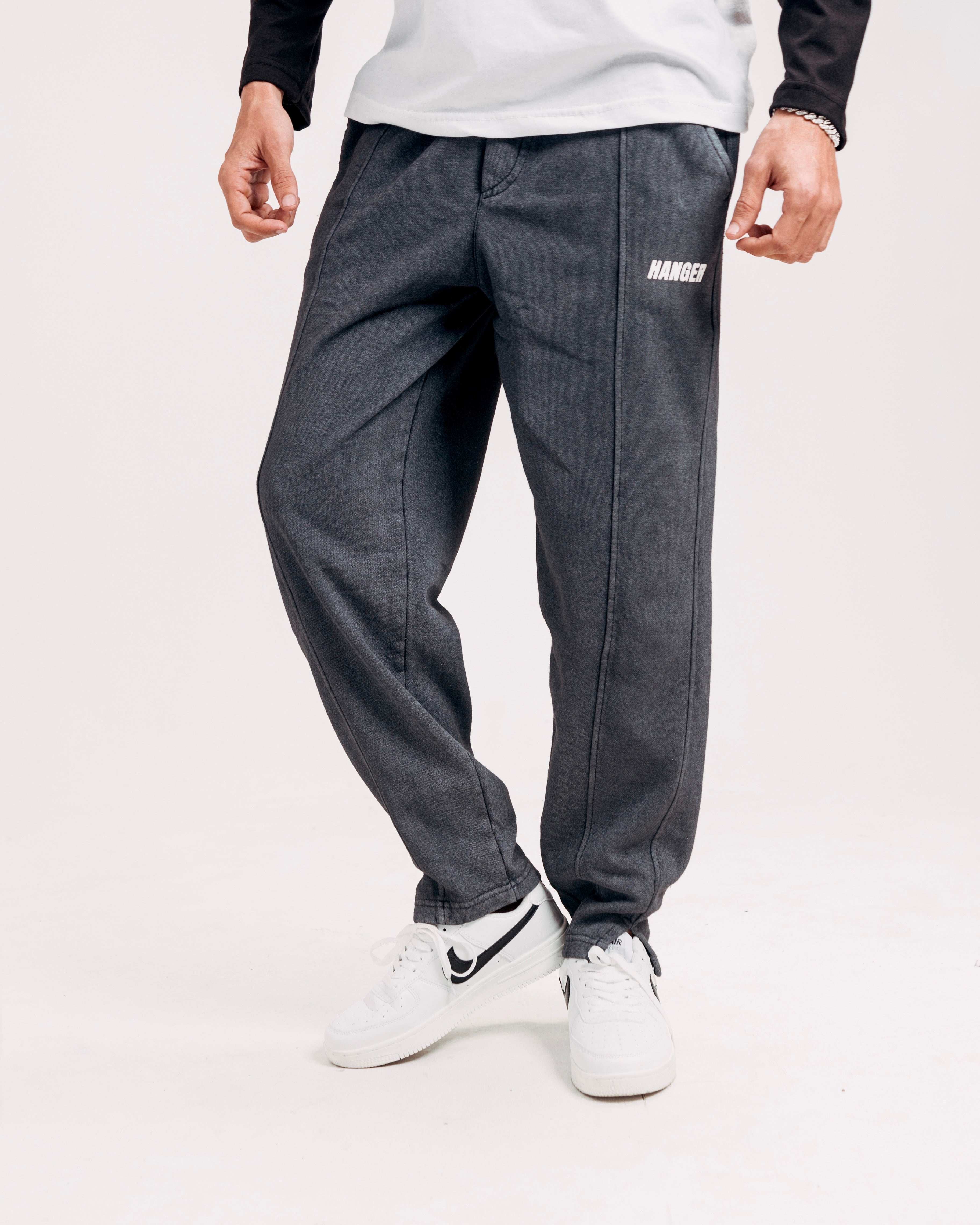 Washed Pleated Trouser