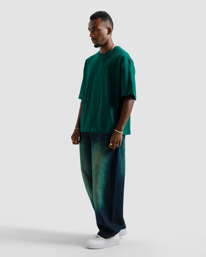 Boxy Seam Detail Basic Essential