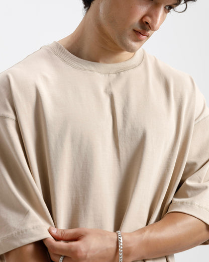 Boxy Seam Detail Basic Essential