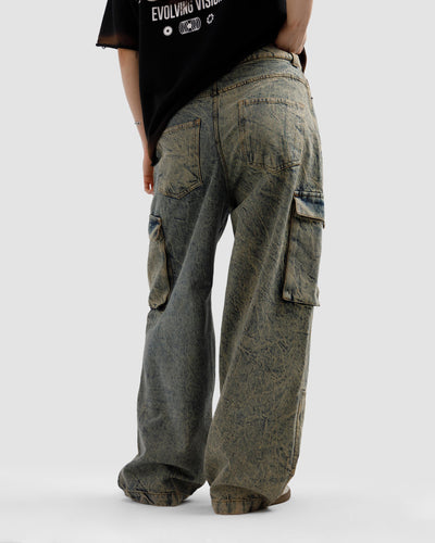 Detailed Cargo Jeans