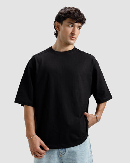 Boxy Shoulder Detail Basic Essential