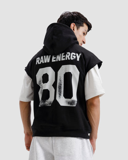 Sleeveless Raw Energy Hoodie