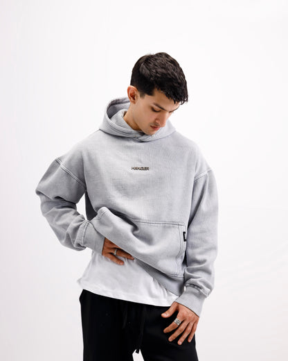 Washed Grey Essential Hoodie