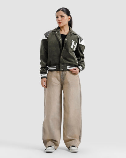 Corduroy Varsity Jacket