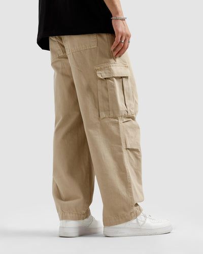 Washed Baggy Cargo Pants