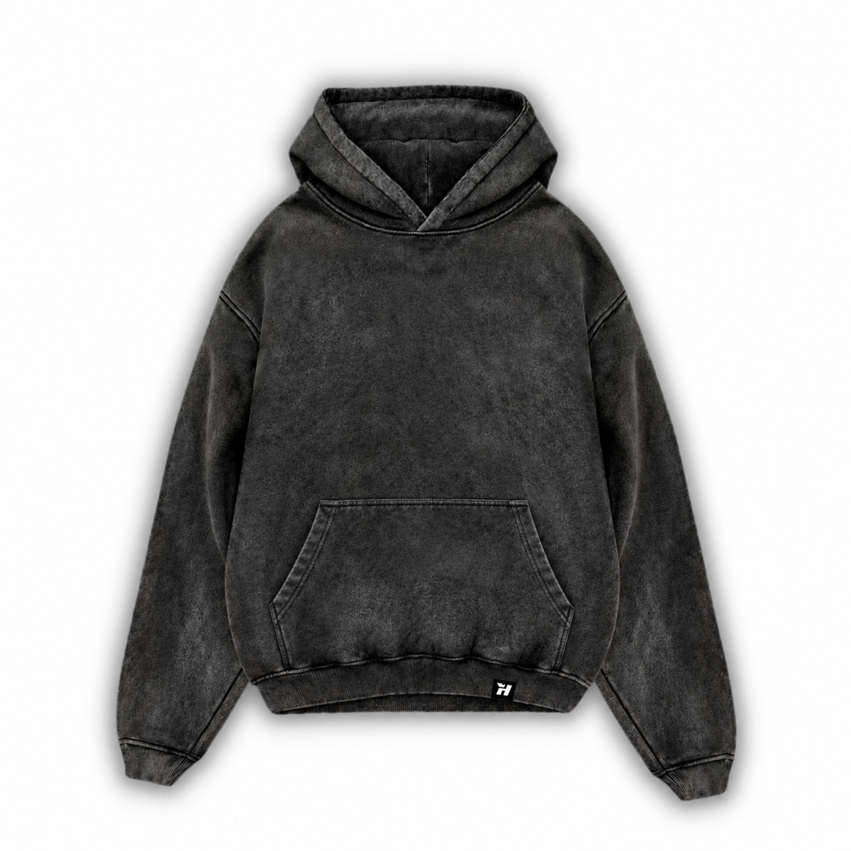 Washed Dark Grey Hoodie