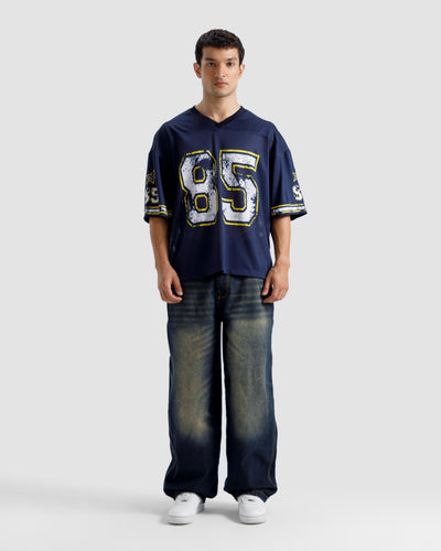 85 Varsity Print Mesh Tshirt