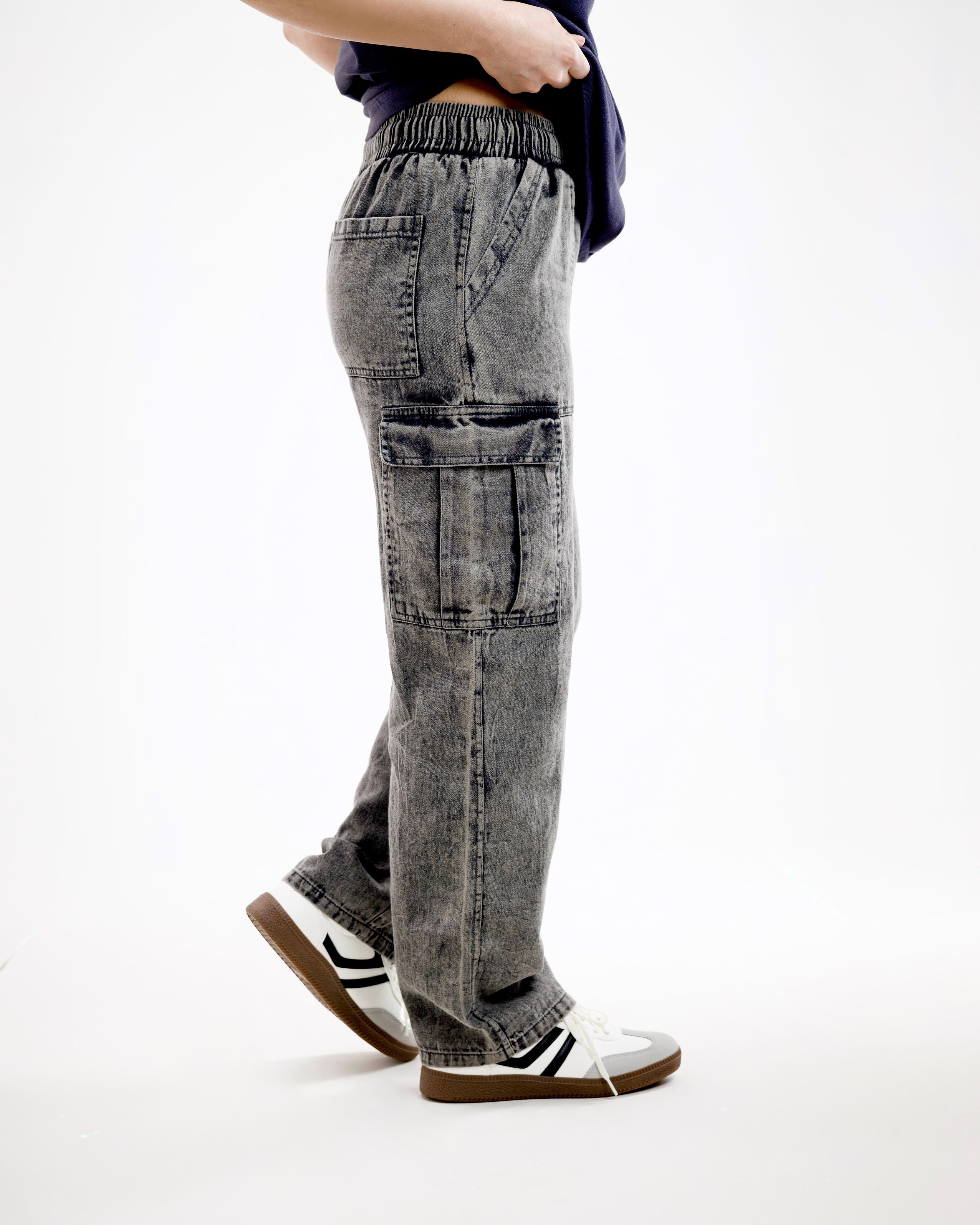 Vintage Washed Cargo Pants