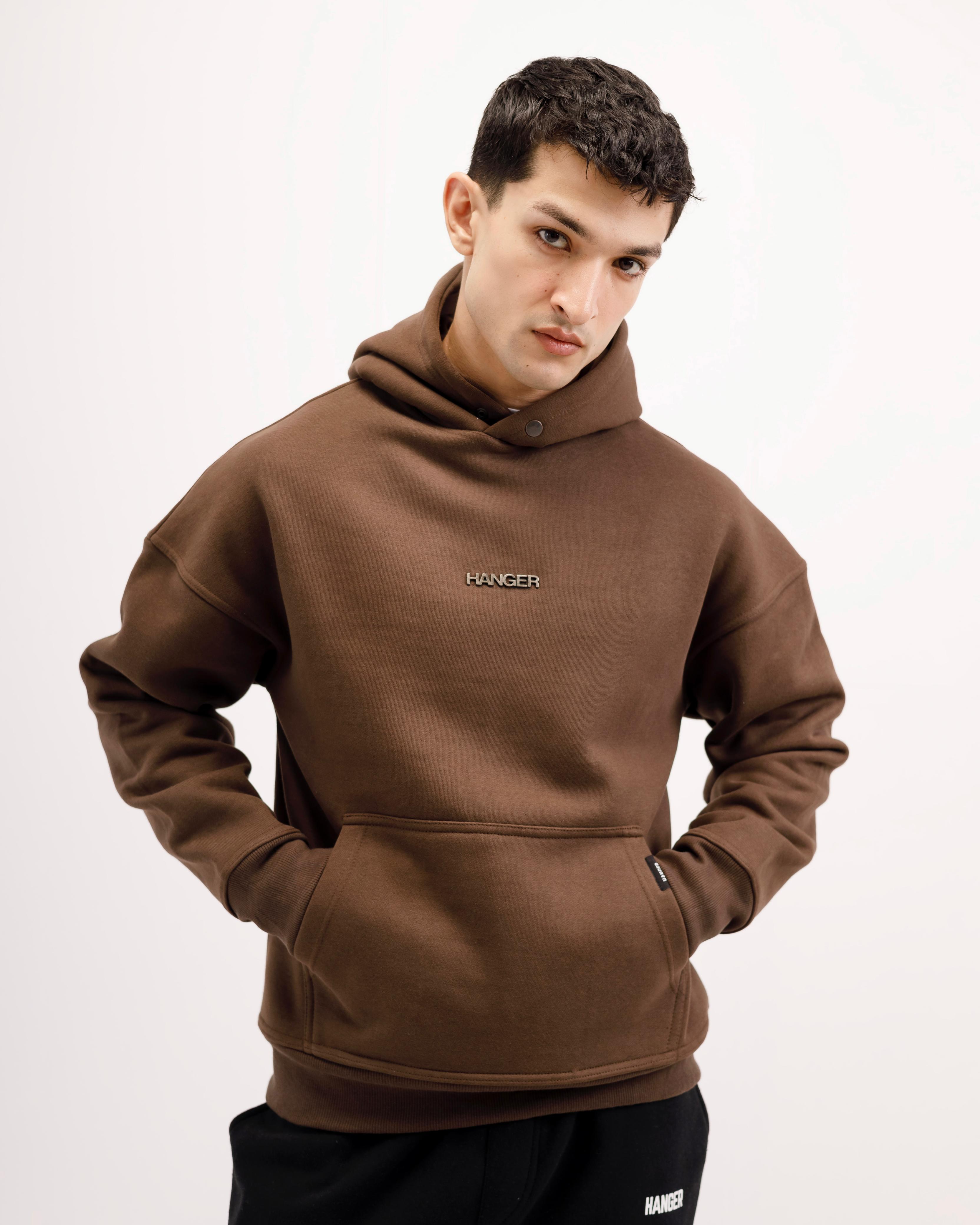 Brown Essential Hoodie