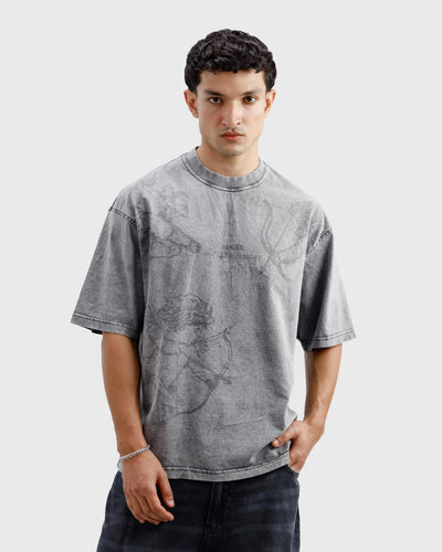 Washed All Over Cherub Tshirt